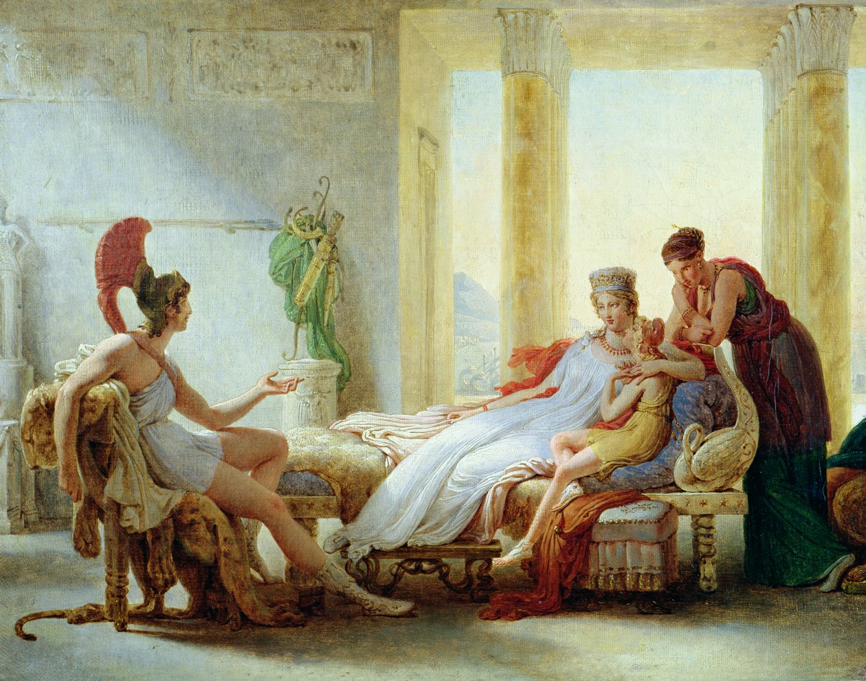 Eneas contando a Dido el Desastre de Troya, 1815 de Baron Pierre Narcisse Guerin