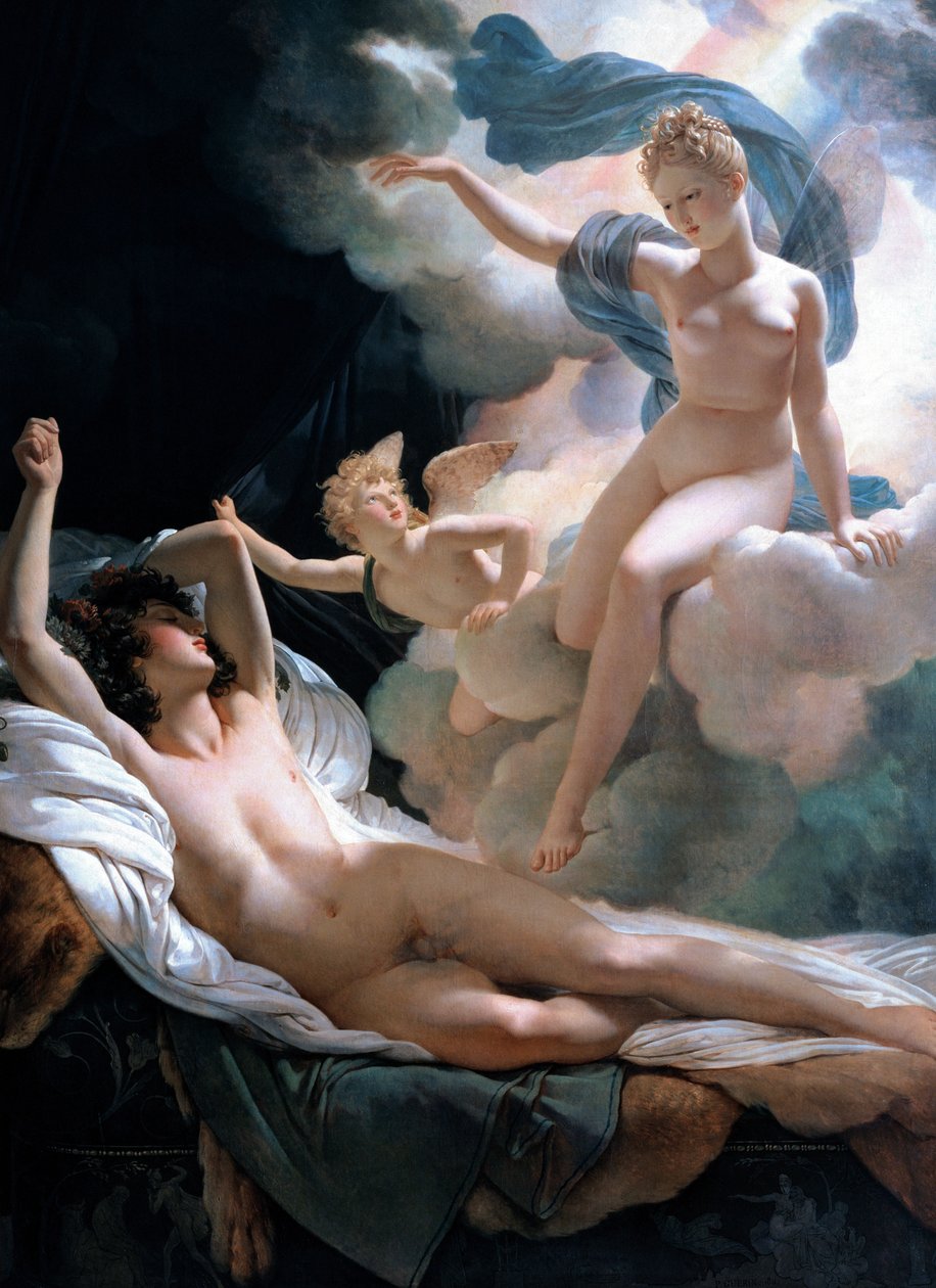 Morfeo e Iris, 1811 de Baron Pierre Narcisse Guerin