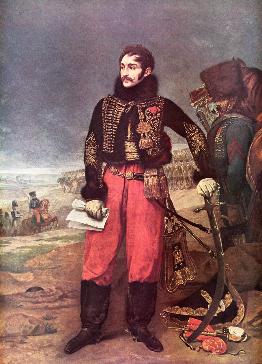 Retrato de Antoine-Charles-Louis, Conde de Lasalle de Baron Antoine Jean (after) Gros