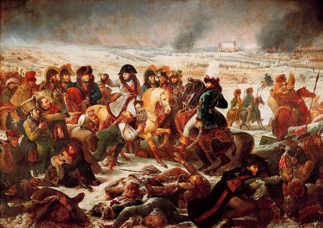 Napoleón I en el campo de batalla de Eylau el 9/02/1807 de Baron Antoine Jean Gros