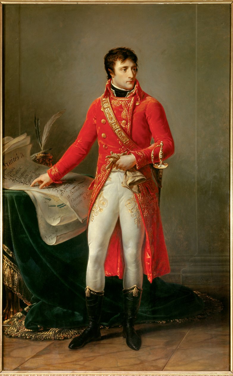Retrato de cuerpo entero de Napoleón Bonaparte como Primer Cónsul (1769-1821) de Baron Antoine Jean Gros