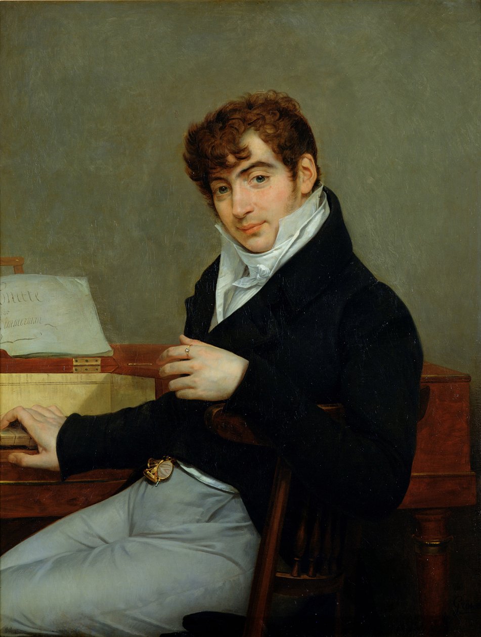 Retrato de Pierre Zimmermann (1785-1853) 1808 de Baron Antoine Jean Gros