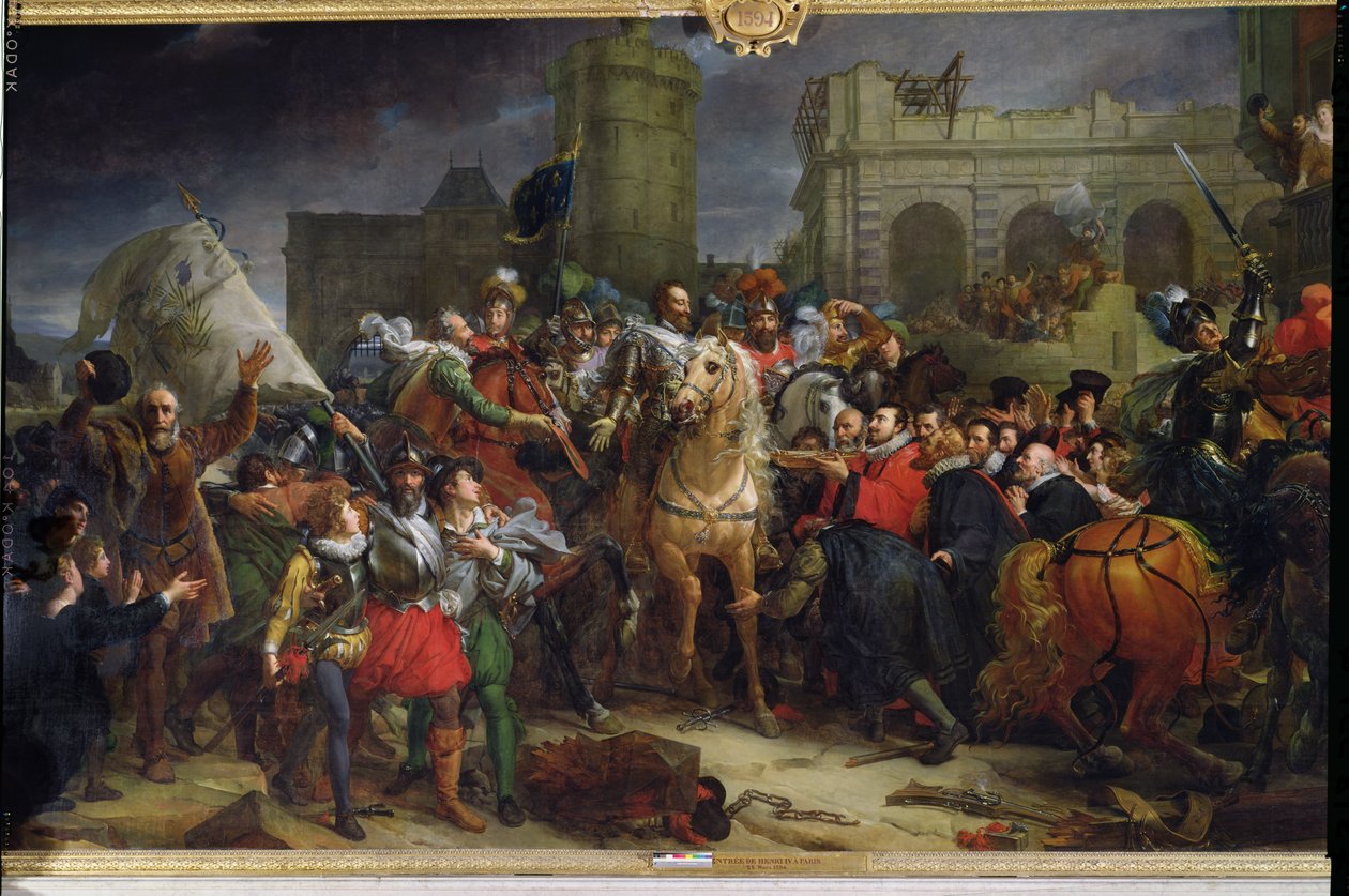 La entrada de Enrique IV en París, 22 de marzo de 1594 de Baron François Pascal Simon Gérard