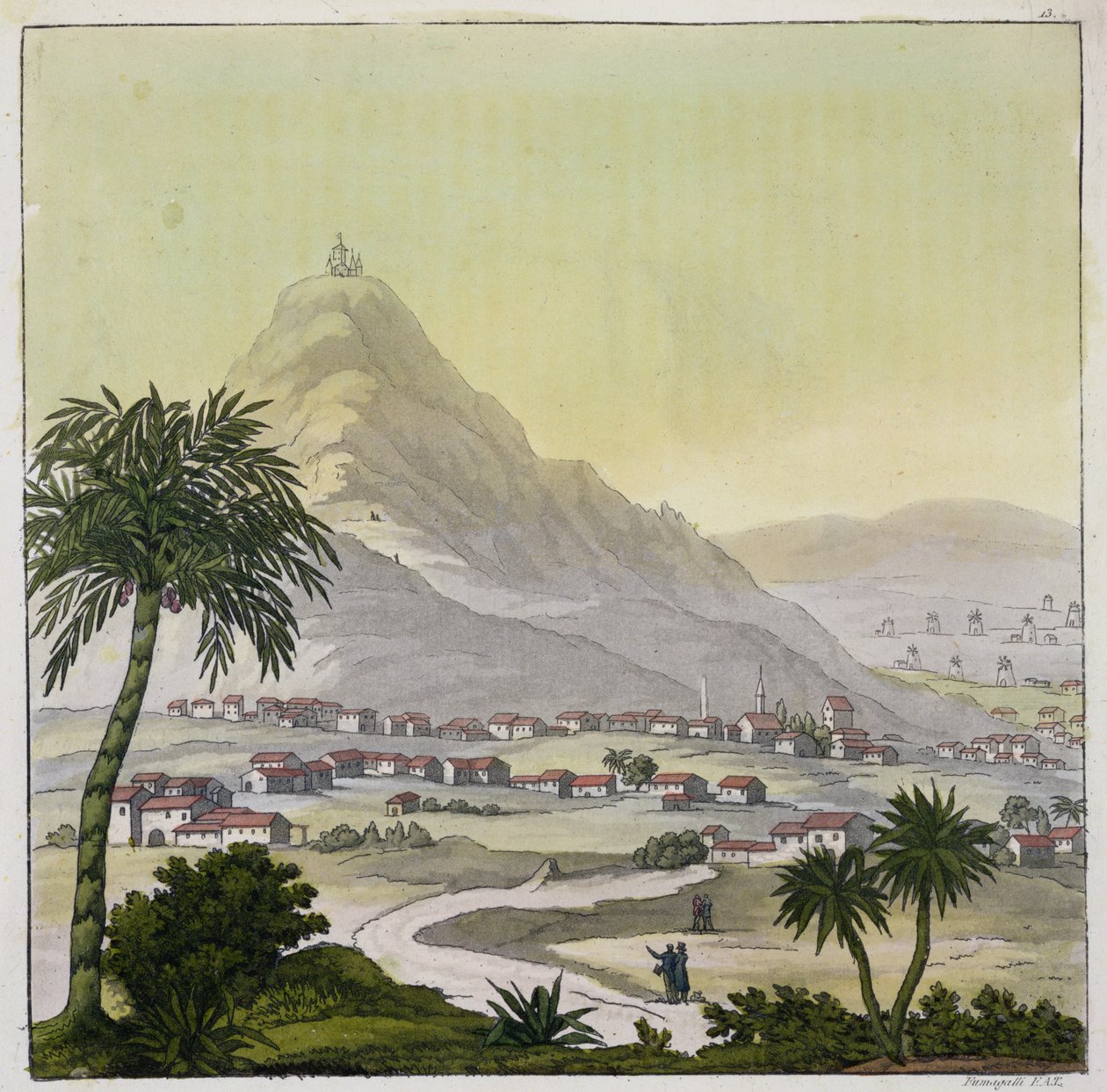 Vista del municipio de Lima, Perú, de 