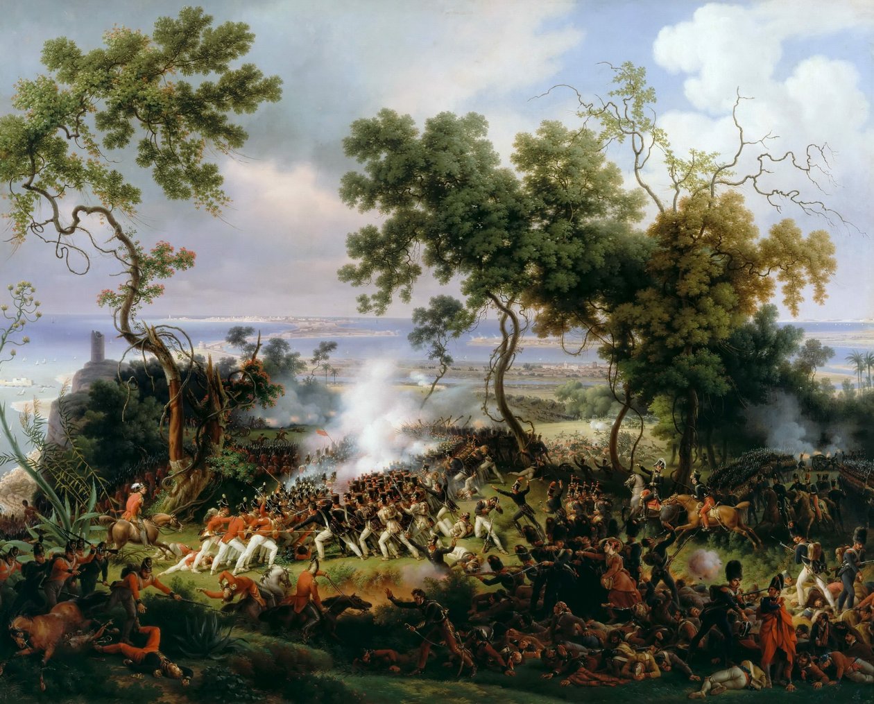 Batalla de Chiclana, 5 de marzo de 1811 de Baron Lejeune Louis François