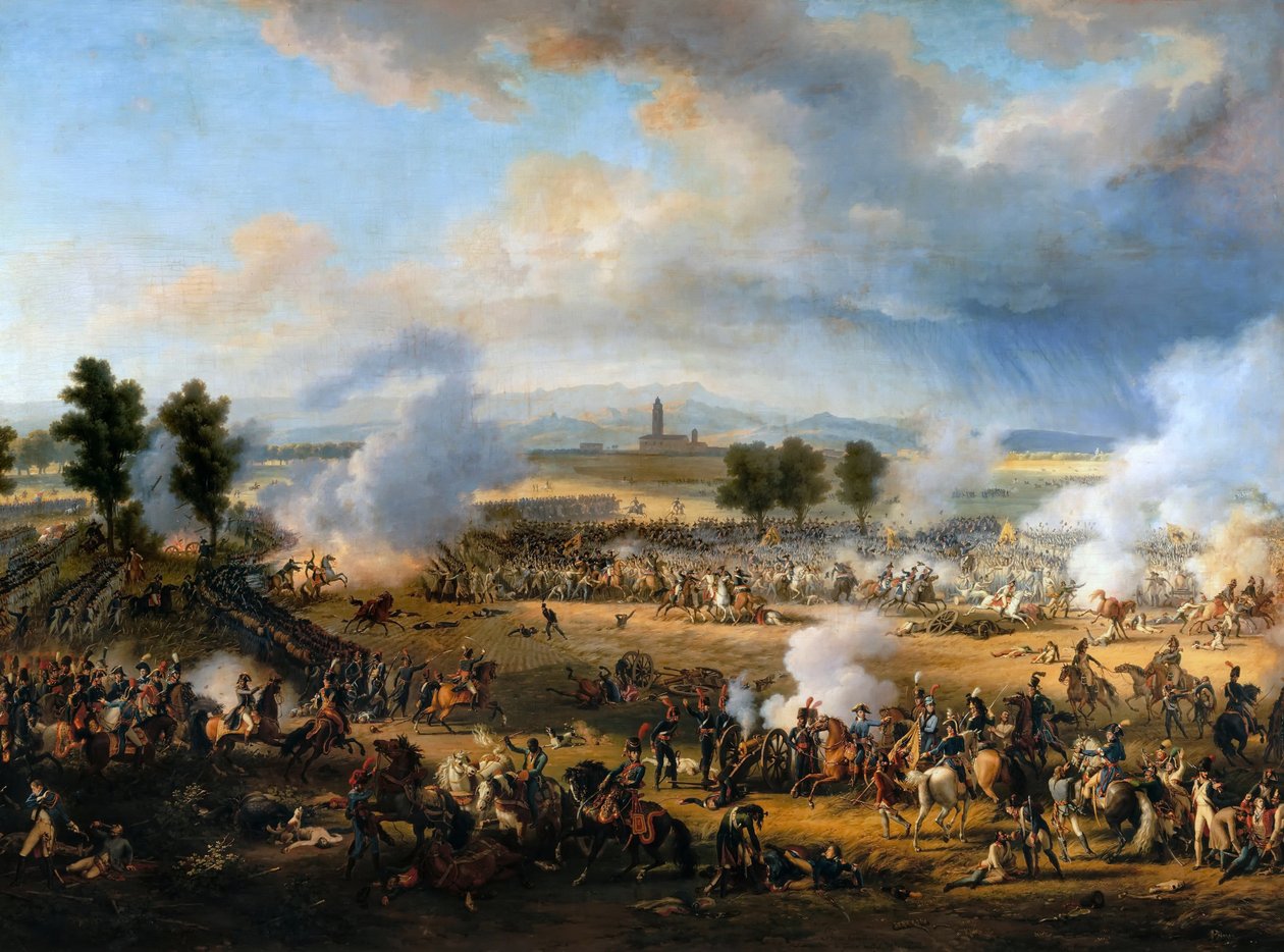 La batalla de Marengo el 14 de junio de 1800 de Baron Lejeune Louis François