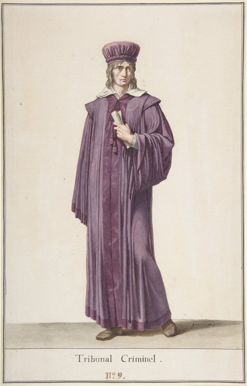 Un juez del tribunal penal, c.1798-99 de Baron Pierre Narcisse Guerin