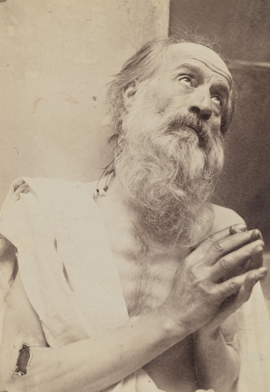 [Retrato de hombre rezando] de Baron Wilhelm von Gloeden