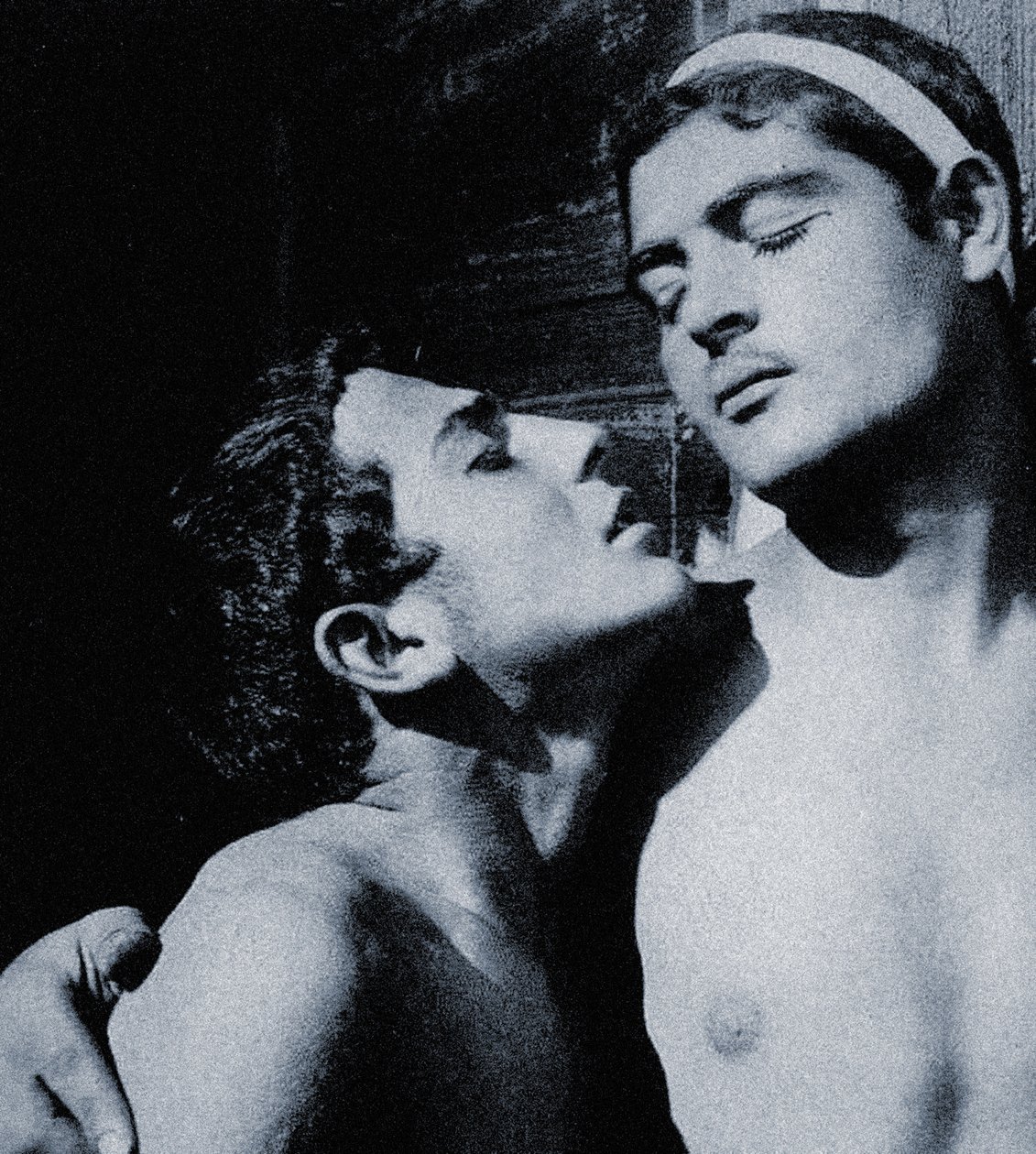 Estudio de dos desnudos masculinos, Sicilia c.1898 de Baron Wilhelm von Gloeden