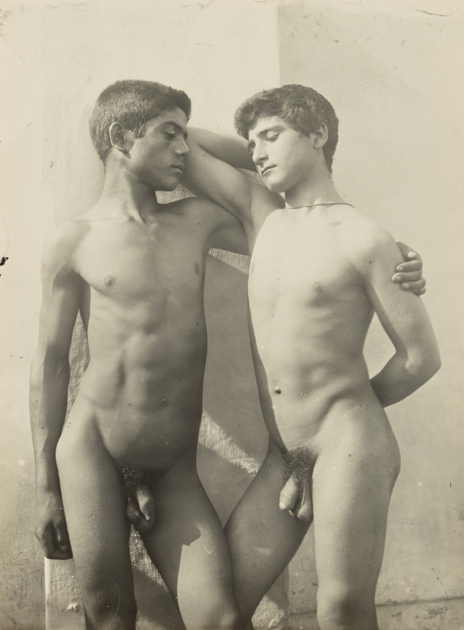 [Dos jóvenes desnudos] de Baron Wilhelm von Gloeden