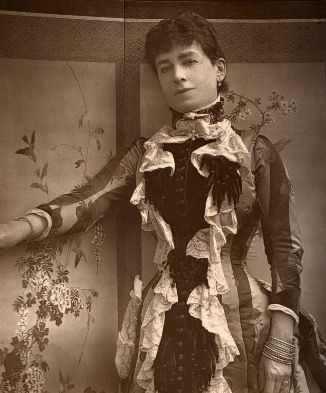 Actriz británica Lady Monckton en Jim the Penman, 1886 de Barraud