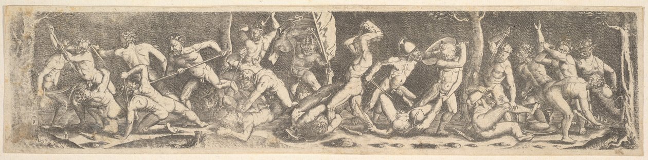 Batalla por la bandera copia, principios del siglo XVI de Barthel Beham
