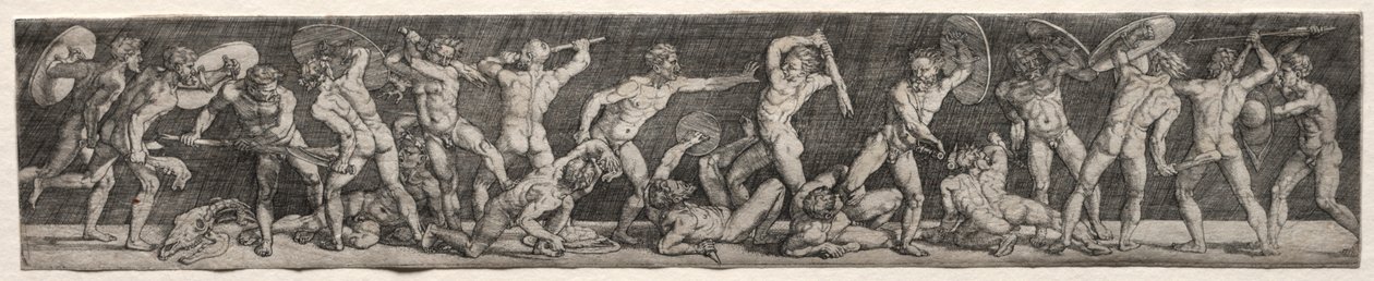 Batalla de los Hombres Desnudos de Barthel Beham