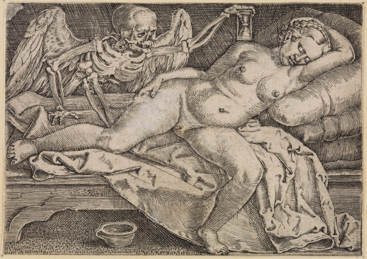 La mujer dormida y la muerte de Barthel Beham
