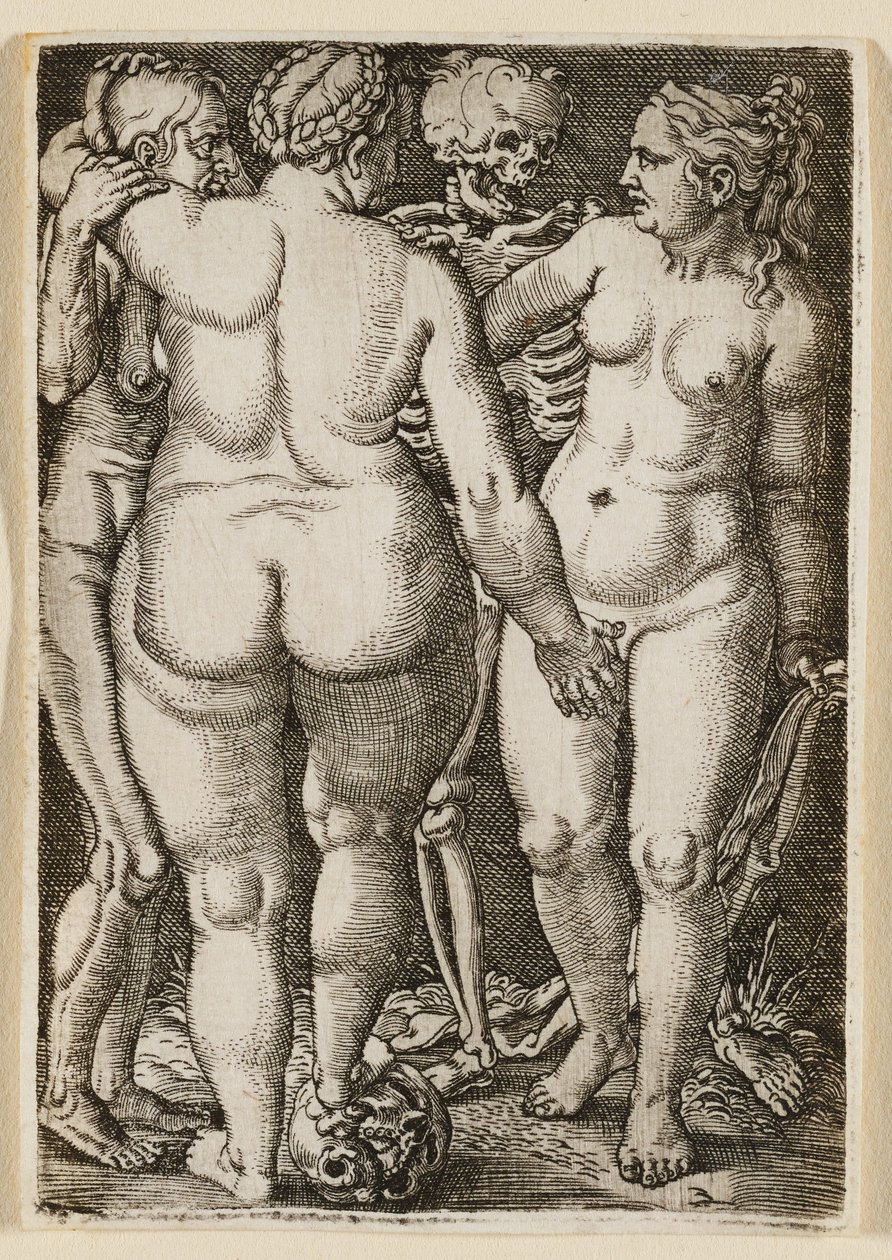 La muerte y las tres mujeres desnudas de Barthel Beham