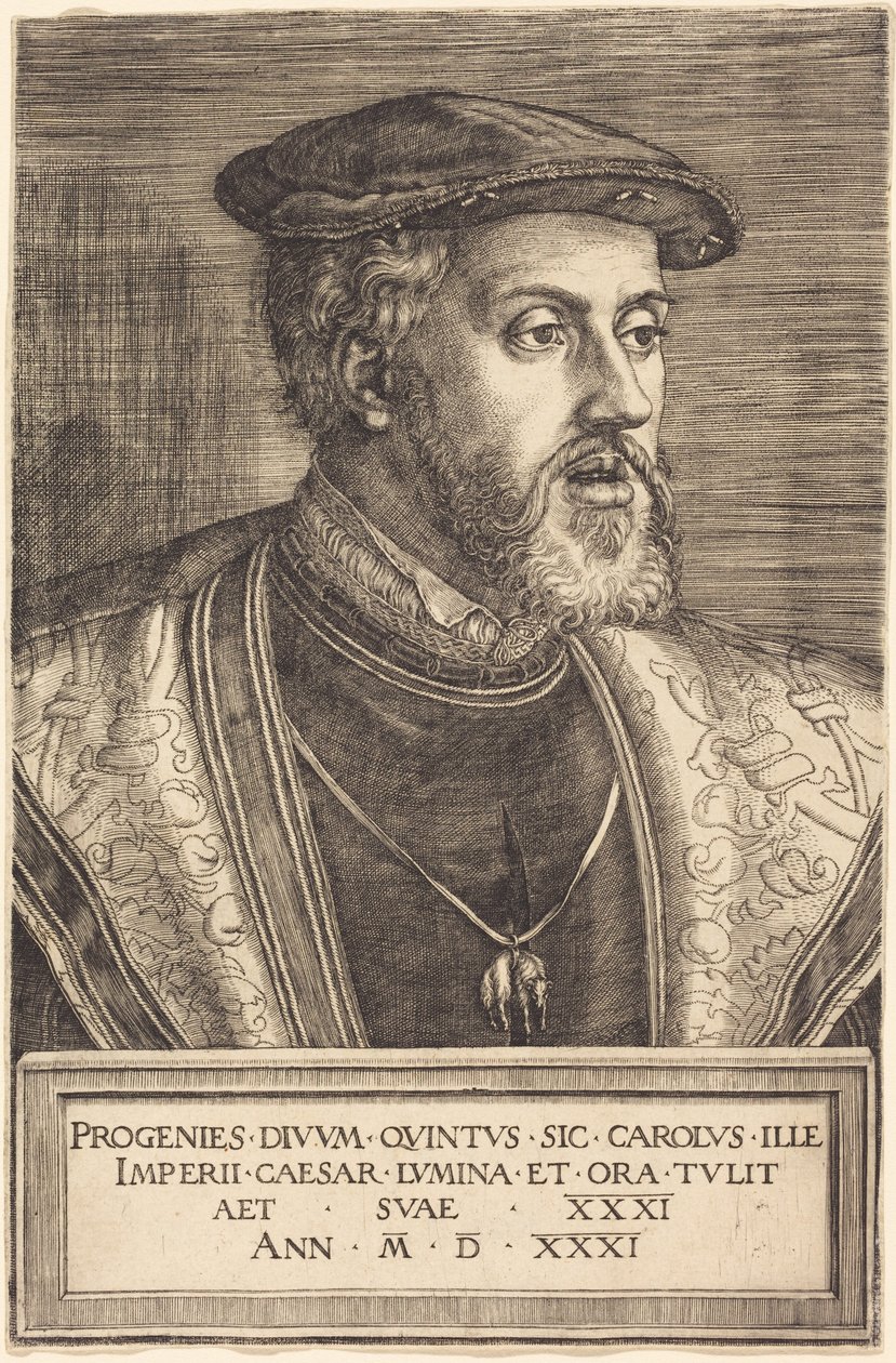 El emperador Carlos V de Barthel Beham