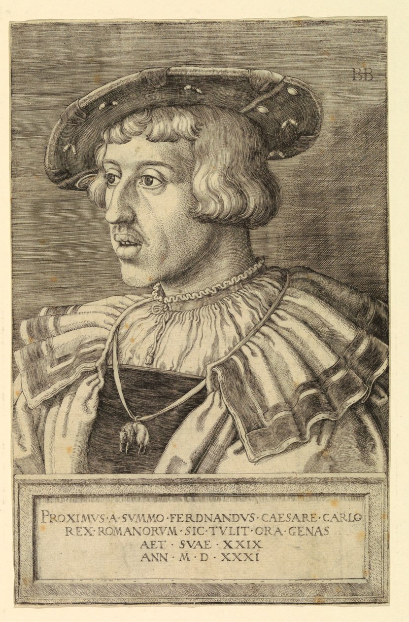 Fernando I, emperador del Sacro Imperio Romano Germánico de Barthel Beham
