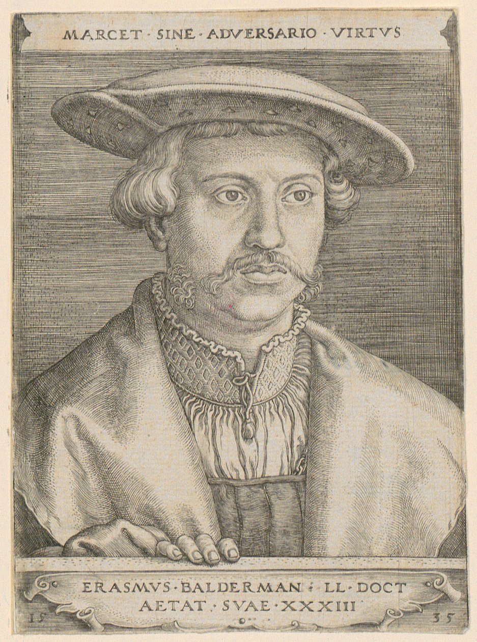 Retrato del doctor Erasmus Baldermann de Barthel Beham