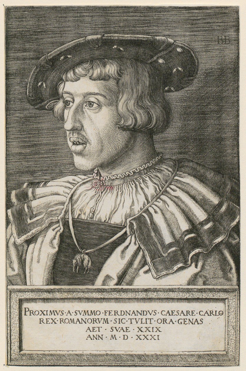 Retrato del rey Fernando I de Barthel Beham