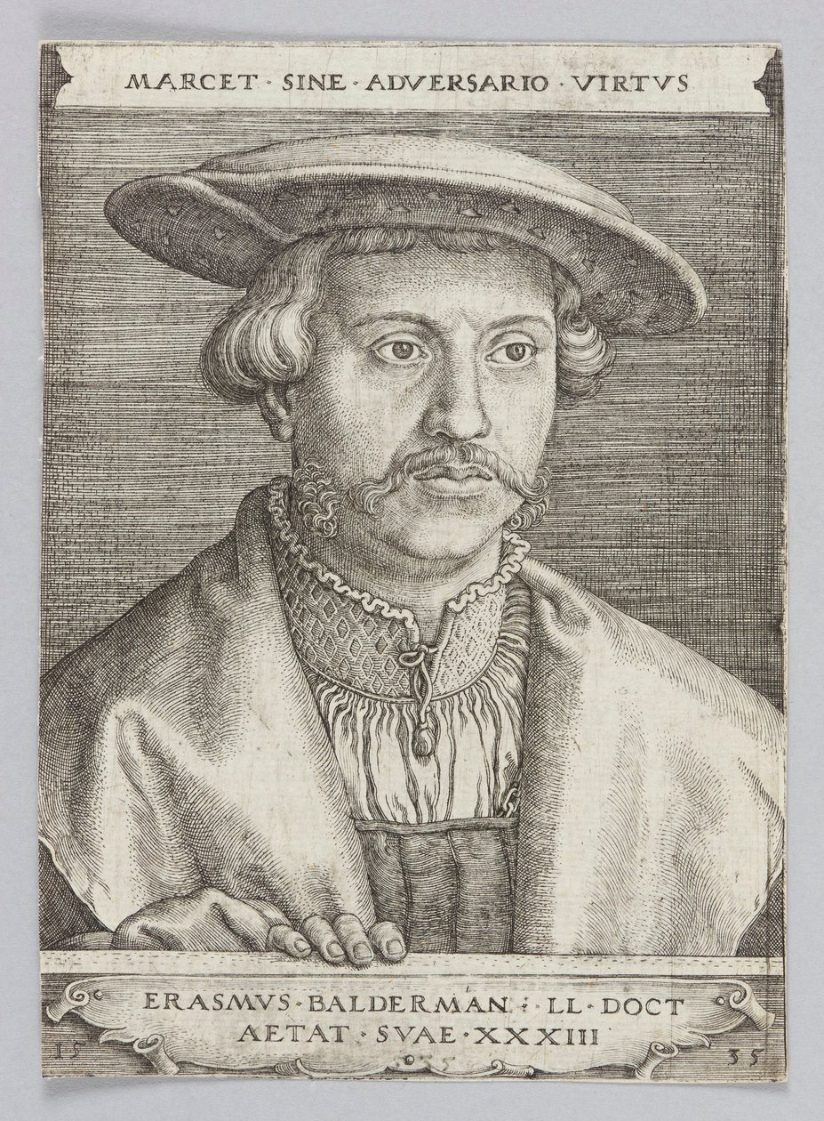 Retrato de Erazmo Baldermann de Barthel Beham