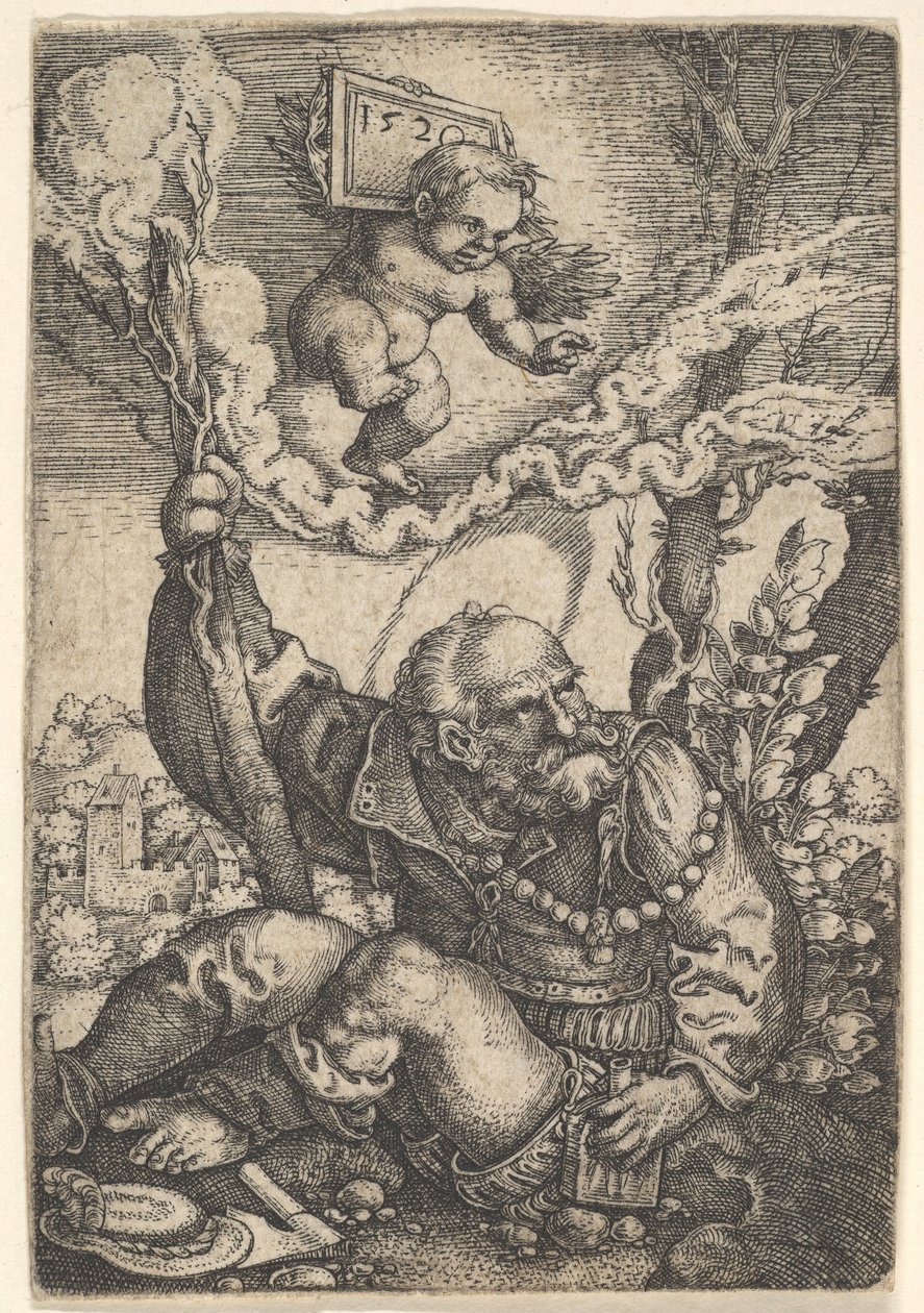 San Cristóbal, principios del siglo XVI de Barthel Beham