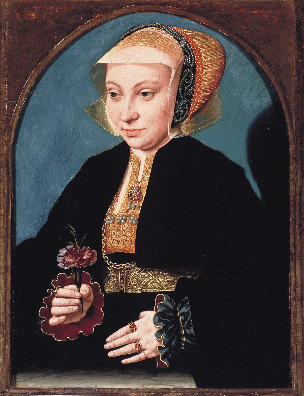 Retrato de una dama, c.1539 de Bartholomaeus Bruyn
