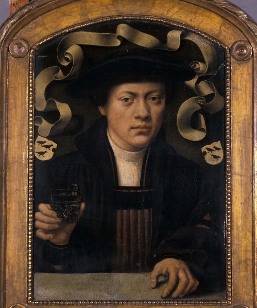 Retrato de un joven de Bartholomaeus Bruyn