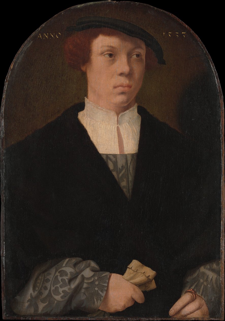 Retrato de un hombre, 1533 de Bartholomaeus Bruyn the Elder