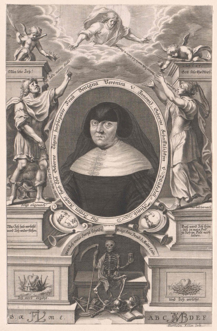 Benigna Veronica Schaffalizky von Mukodell (impresión) de Bartholomäus Kilian