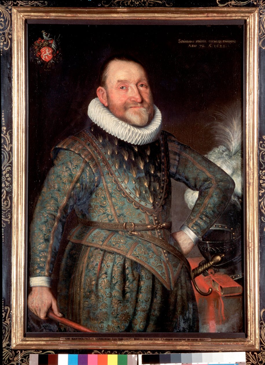 Retrato del poeta francés Theodore Agrippa d