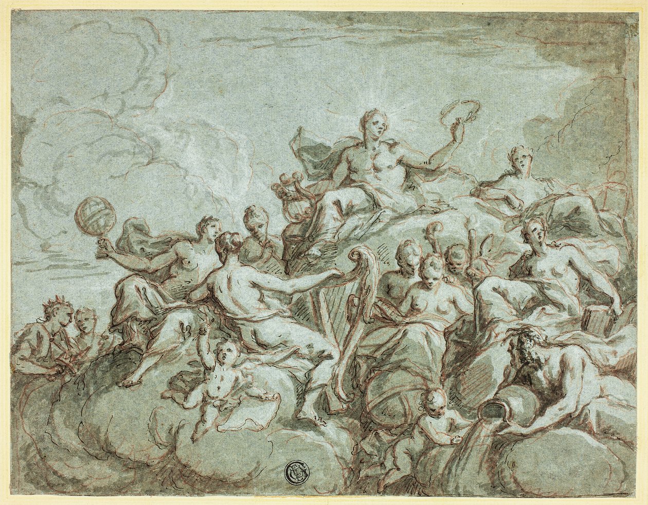 Apolo y las Musas | Bartholomaeus Spranger