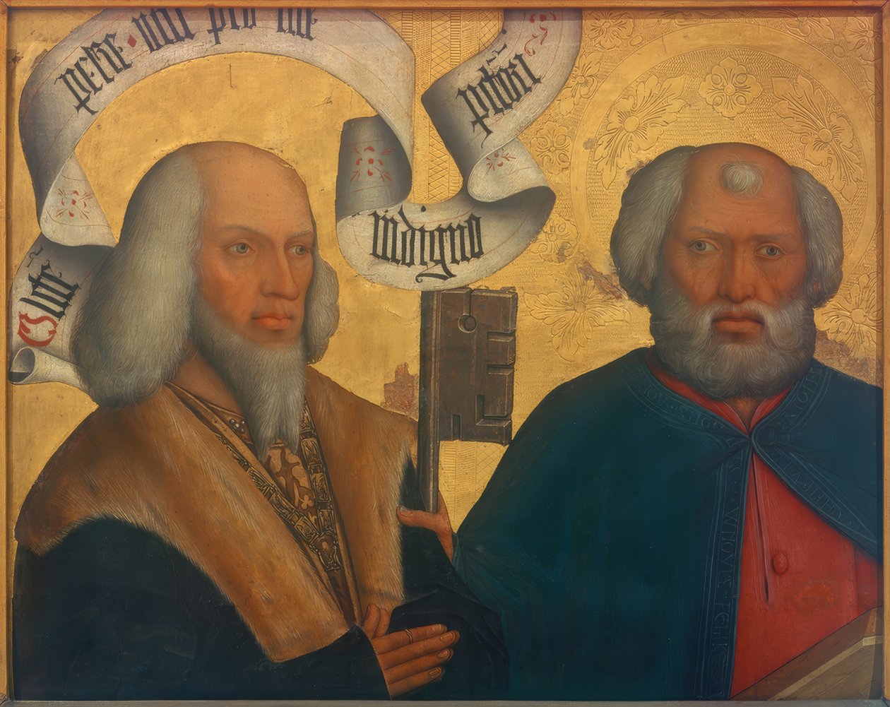 Peter v. Hewen con San Pedro de Bartholomäus Zeitblom