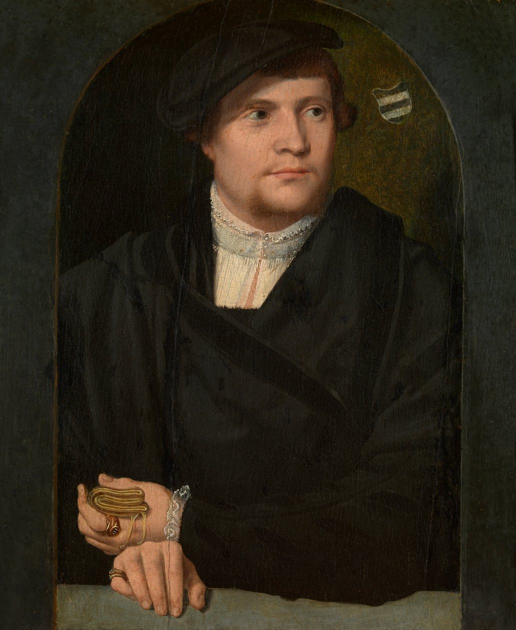 Retrato de hombre (óleo sobre tabla) de Bartholomaeus the Elder Bruyn
