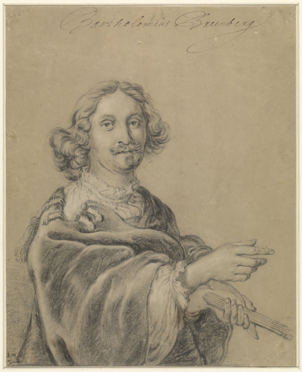 Retrato de Bartholomeus Breenbergh de Bartholomeus Breenbergh (possibly)
