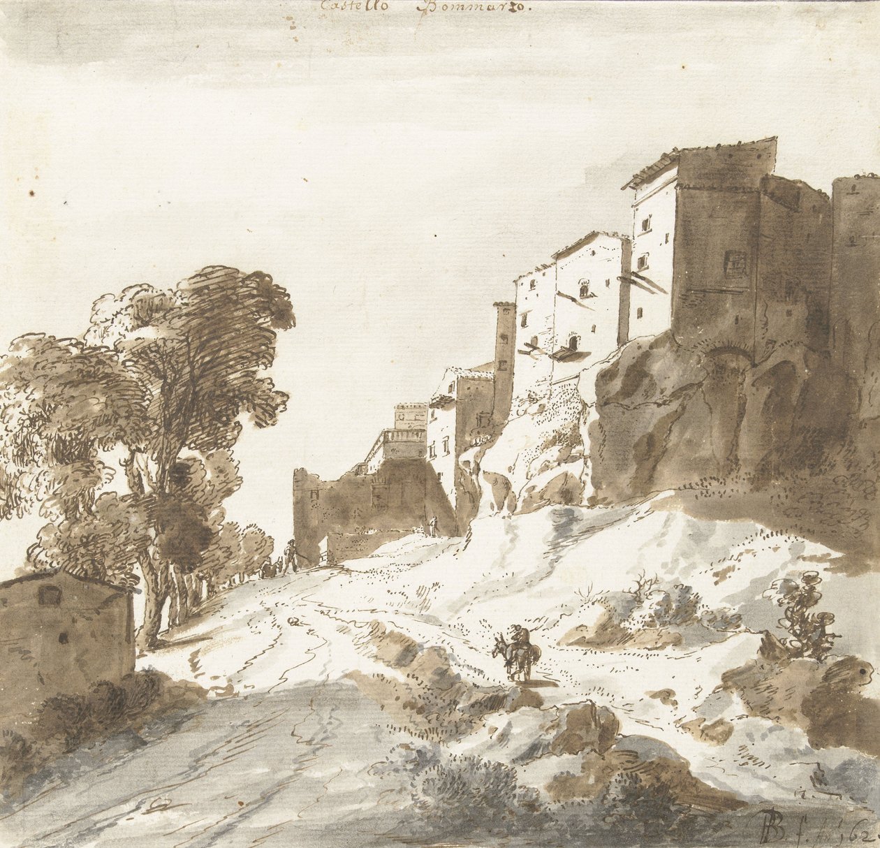 Castillo Bomarzo, 1625 de Bartholomeus Breenbergh