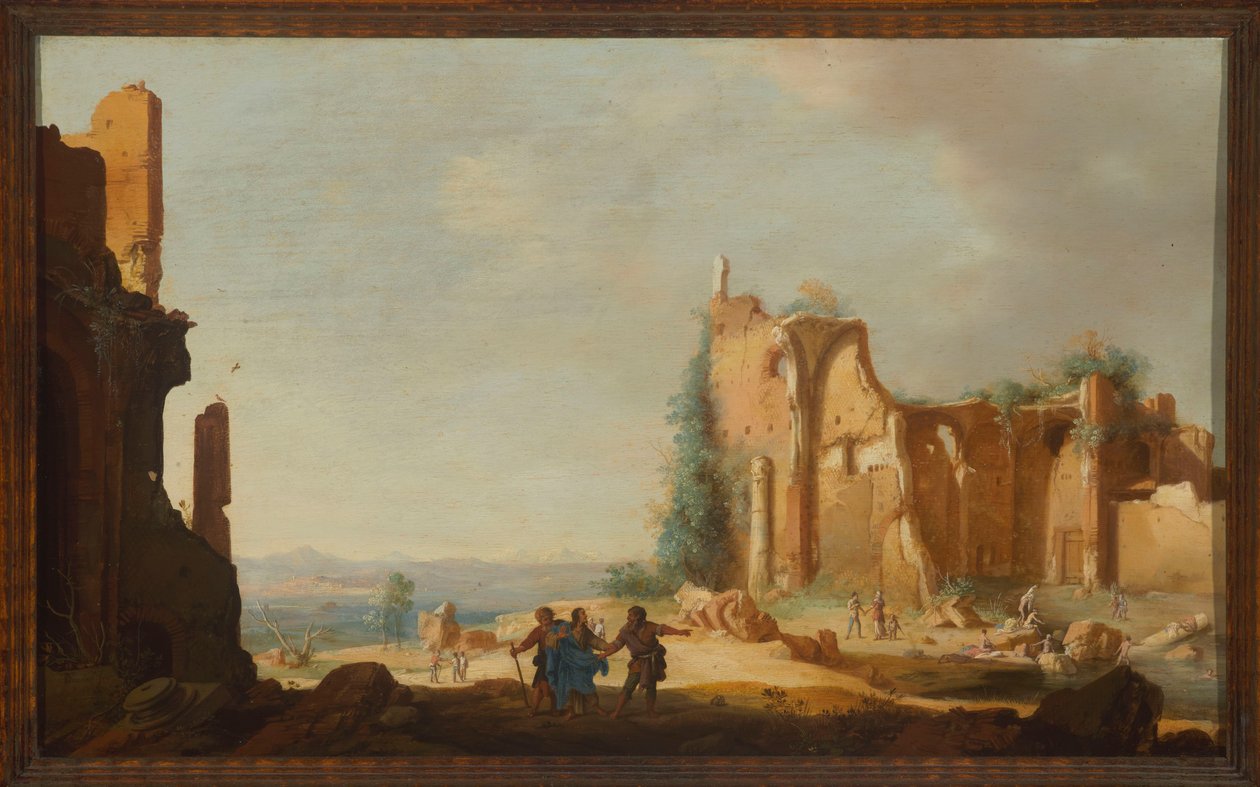 Cristo camino de Emaús de Bartholomeus Breenbergh