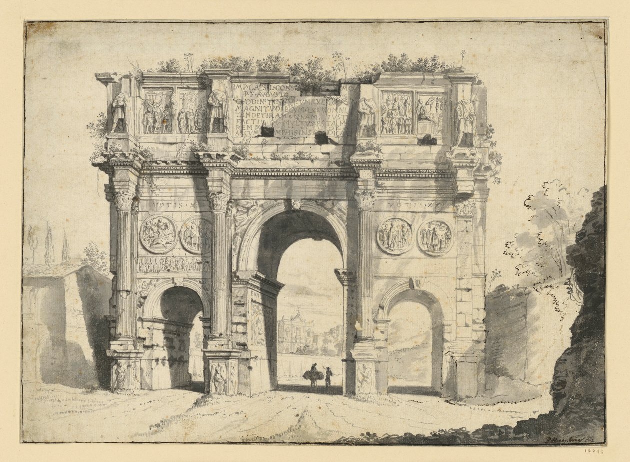 La Basílica de San Constantino en Roma de Bartholomeus Breenbergh