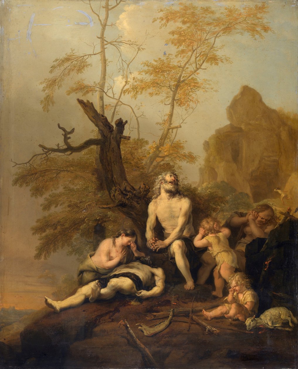 La muerte de Abel de Bartholomeus Breenbergh