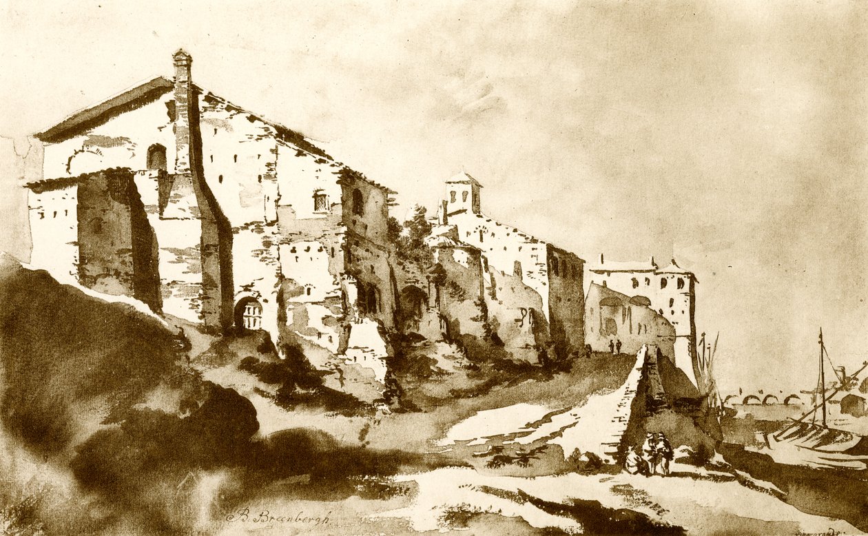 El Ripa Grande en Roma de Bartholomeus Breenbergh