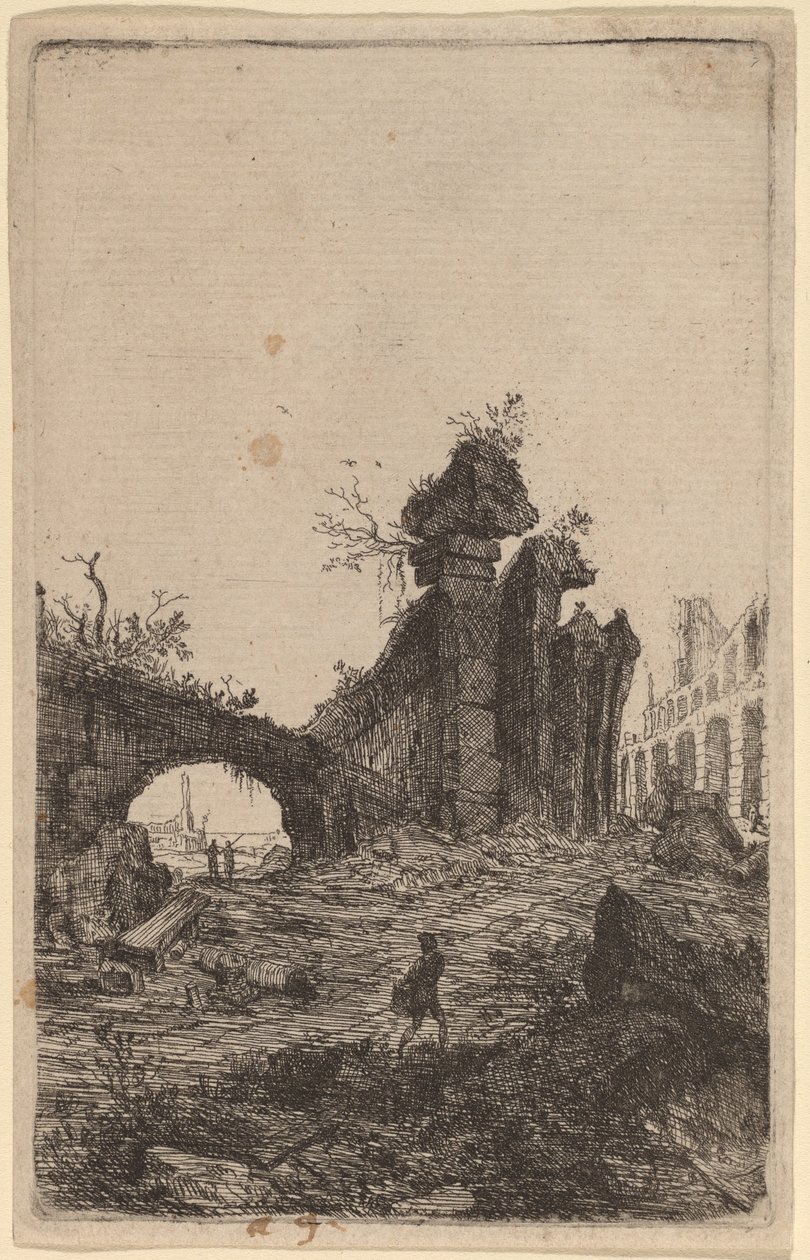 Las ruinas del Coliseo de Bartholomeus Breenbergh