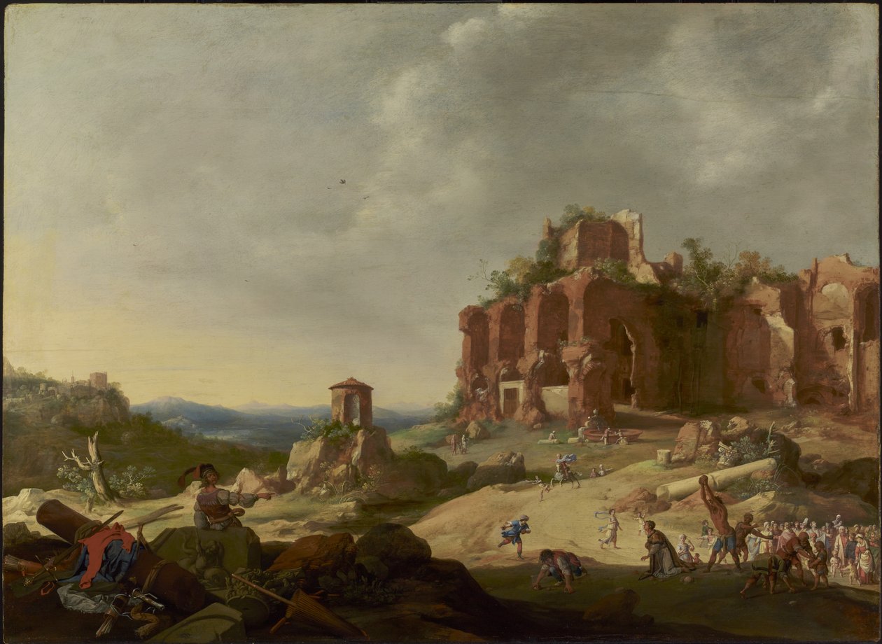 La lapidación de San Esteban de Bartholomeus Breenbergh