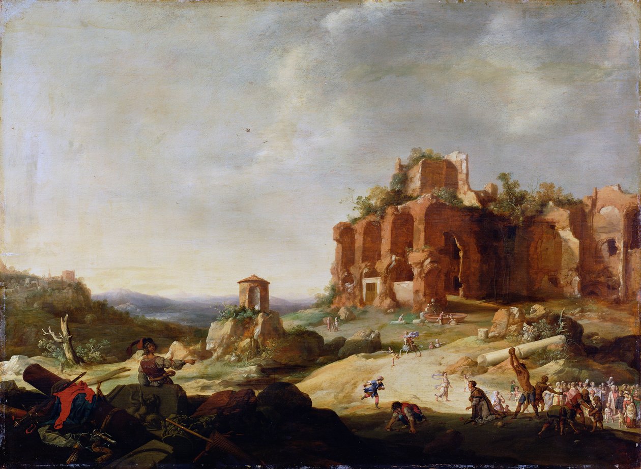 La lapidación de San Esteban de Bartholomeus Breenbergh