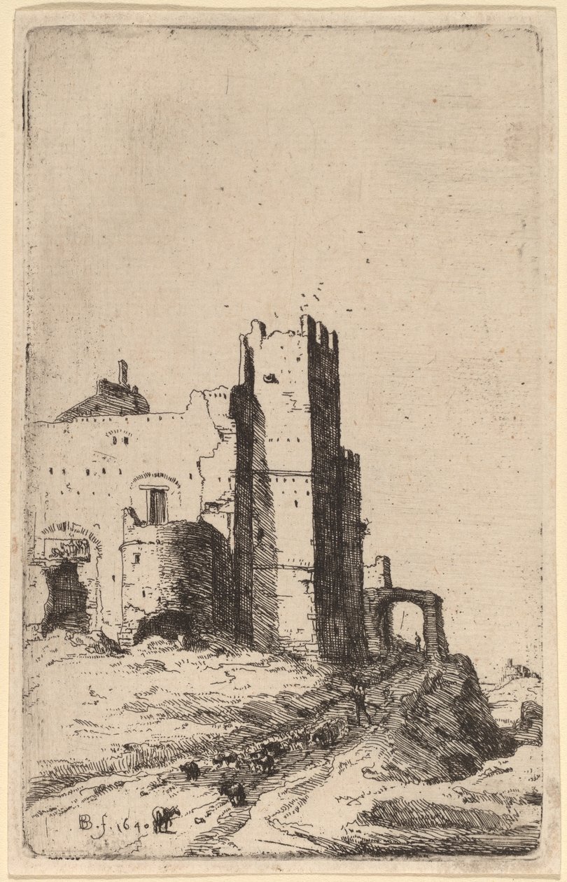 La Ciudad de Leoni, cerca de Frascati de Bartholomeus Breenbergh