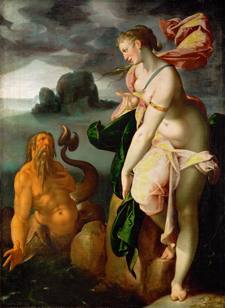 Glauco y Escila de Bartholomeus Spranger
