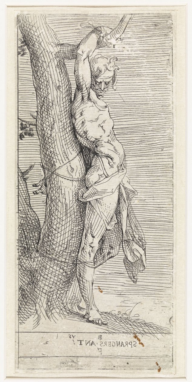 martirio de san sebastián de Bartholomeus Spranger