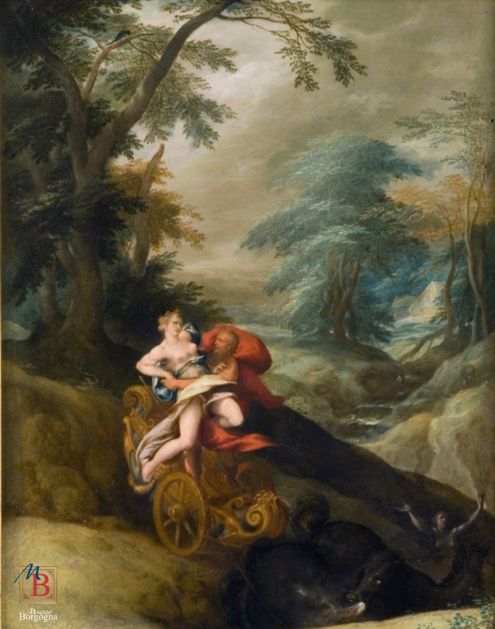La violación de Perséfone de Bartholomeus Spranger