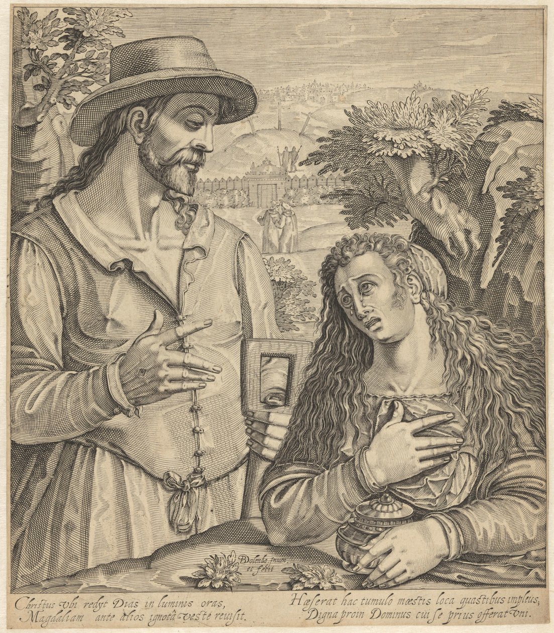 Cristo se aparece a María Magdalena de Bartholomeus Willemsz. Dolendo