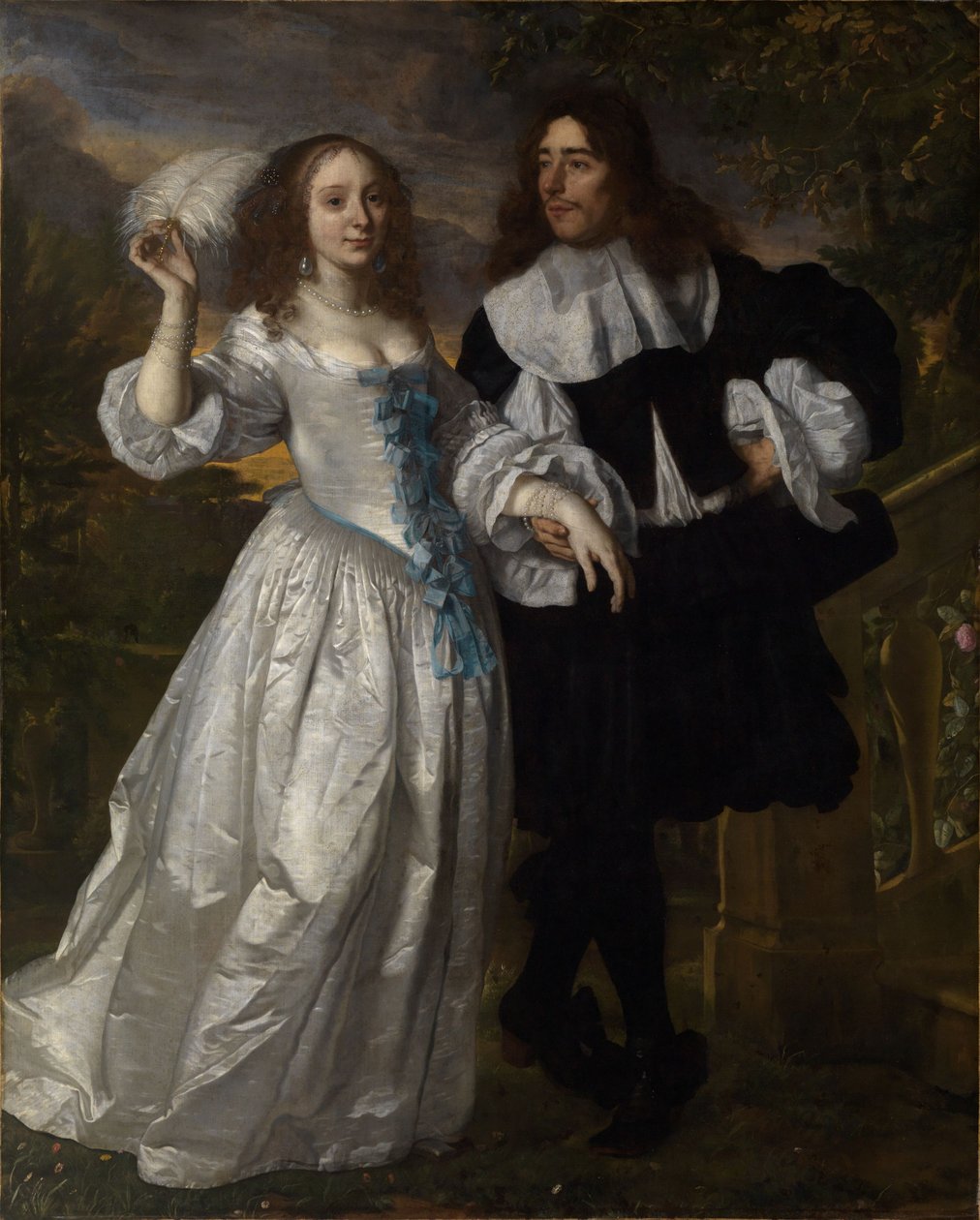 Una joven pareja de patricios de Bartholomeus van der Helst