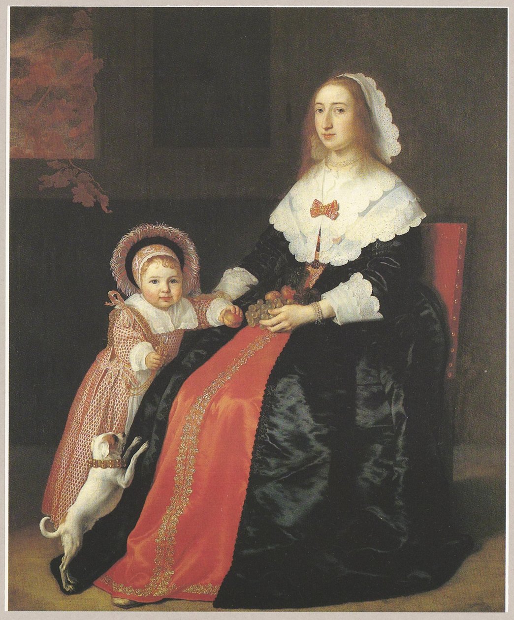Retrato de mujer con niño, posiblemente Margaretha Cloeck (1617-1680) y Pieter Hulft (1643-1694) de Bartholomeus van der Helst