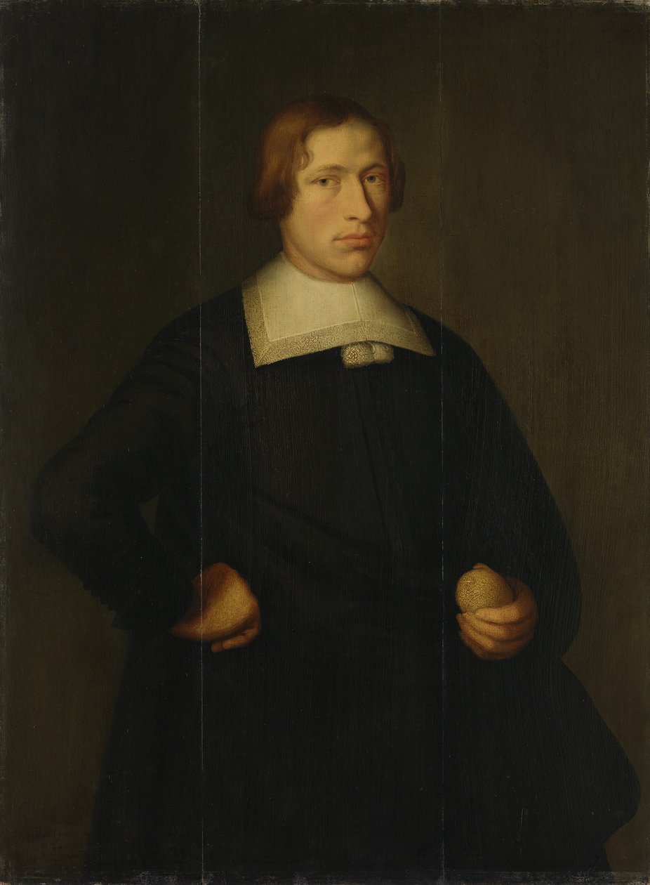 Retrato de un joven con un limón de Bartholomeus van der Helst